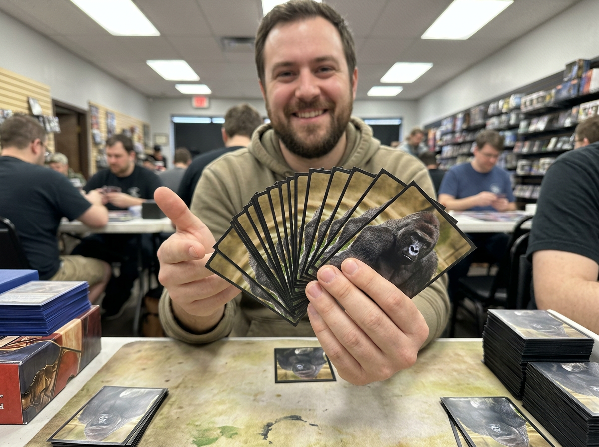 Grizzly Ridge Gaming custom TCG playmats, sleeves, deck boxes and slab cards